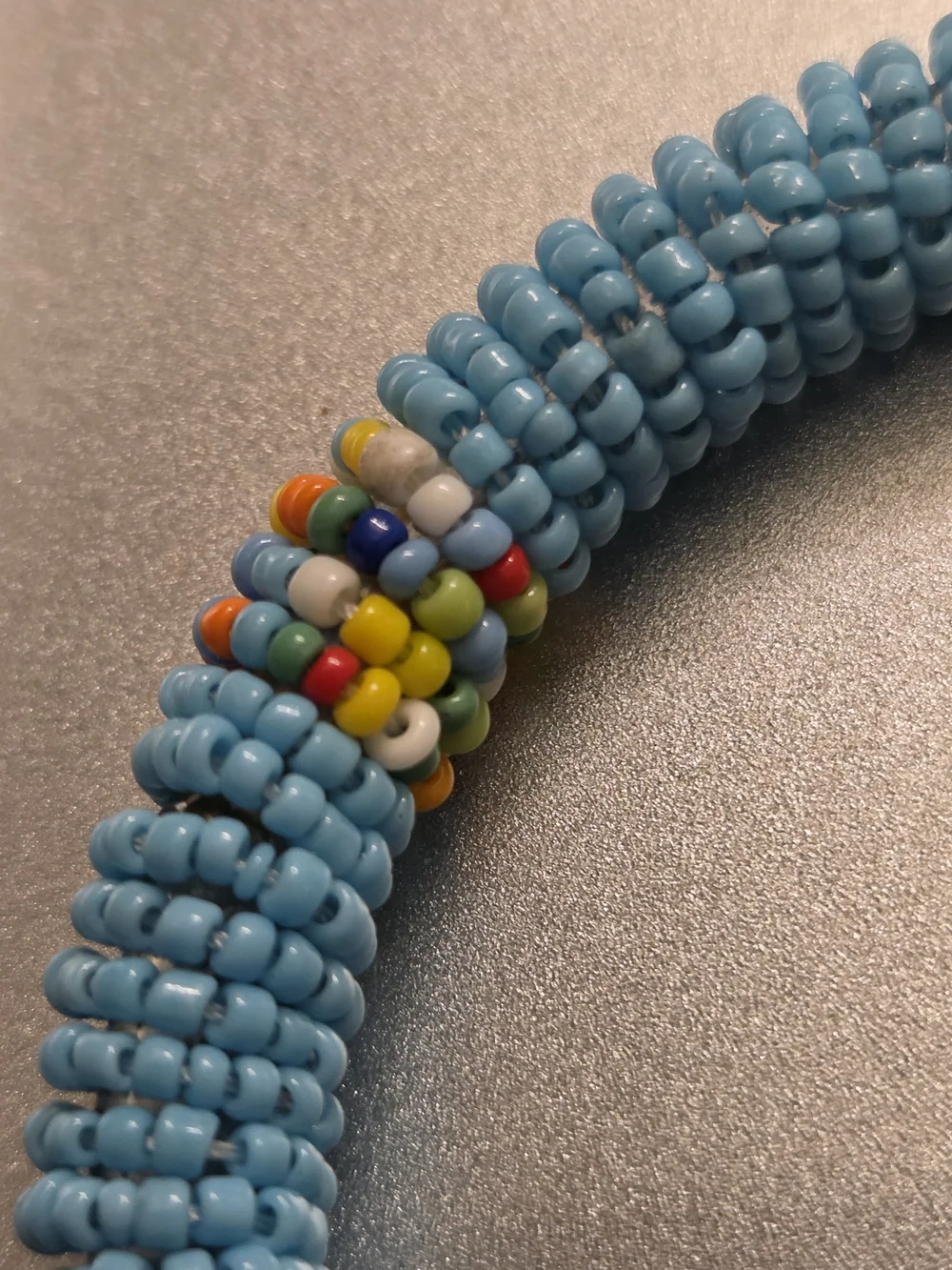 Authentic Handmade Beaded Bracelet from Kenya Bangle Seed Beads